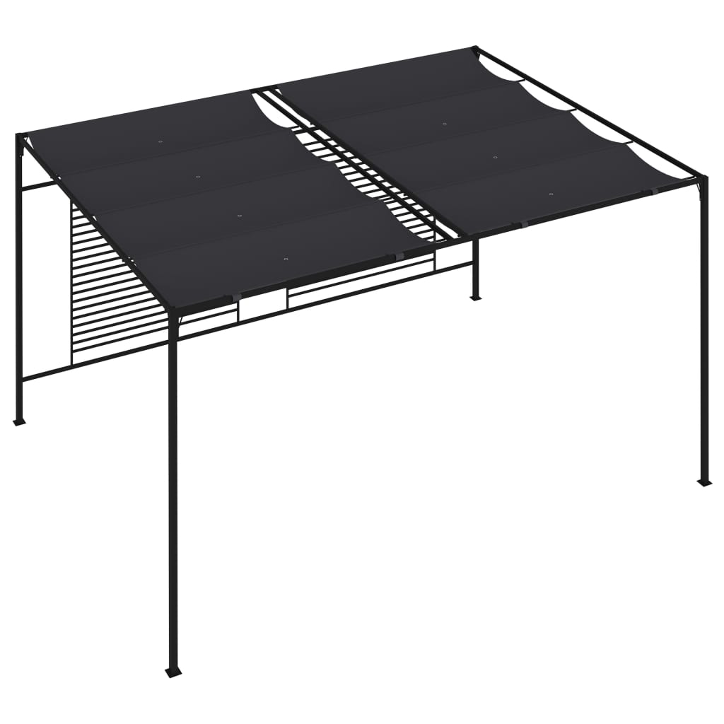 Prieel Met Uittrekbaar Dak 180 G/M² 4X3X2,3 M Kleurig