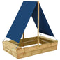 Zandbak Met Dak 80X60X97,5 Cm Geïmpregneerd Grenenhout