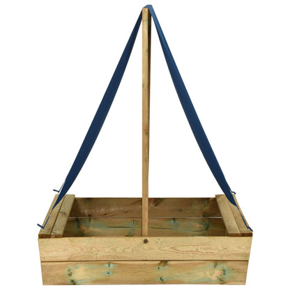 Zandbak Met Dak 80X60X97,5 Cm Geïmpregneerd Grenenhout