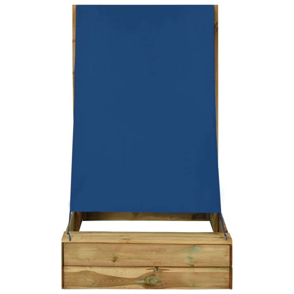 Zandbak Met Dak 80X60X97,5 Cm Geïmpregneerd Grenenhout