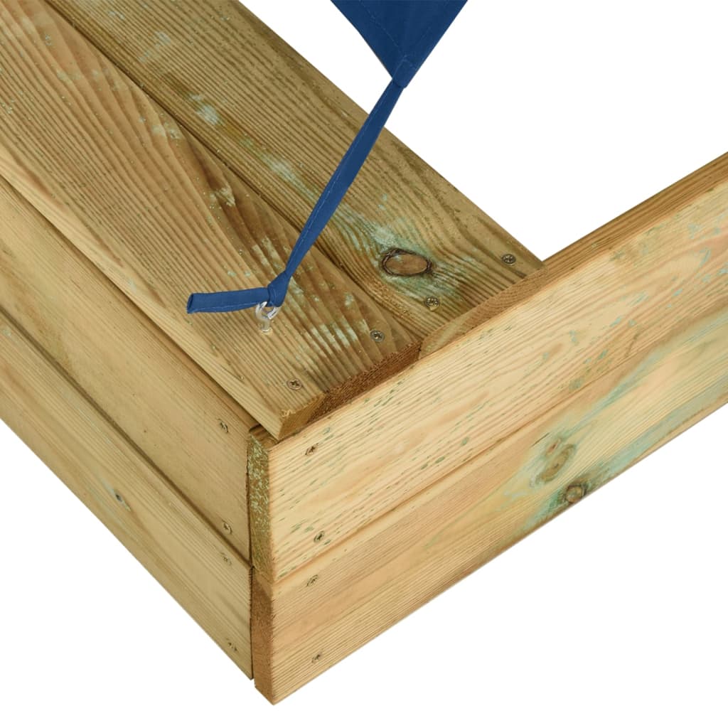 Zandbak Met Dak 80X60X97,5 Cm Geïmpregneerd Grenenhout