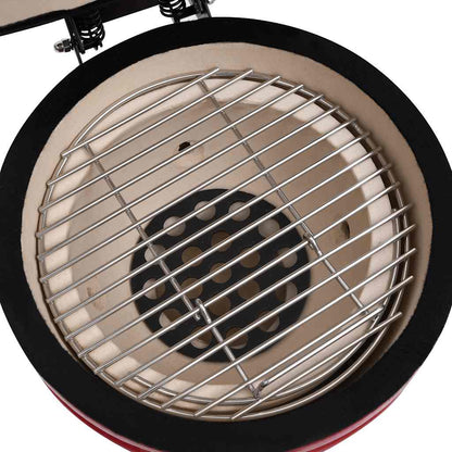 Kamado Barbecue 2-In-1 56 Cm Keramiek