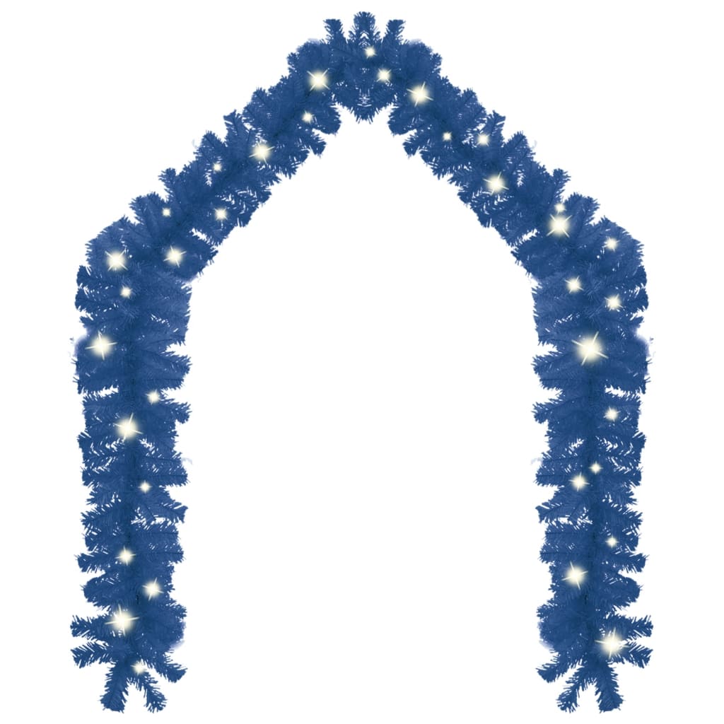 Kerstslinger Met Led-Lampjes Blauw