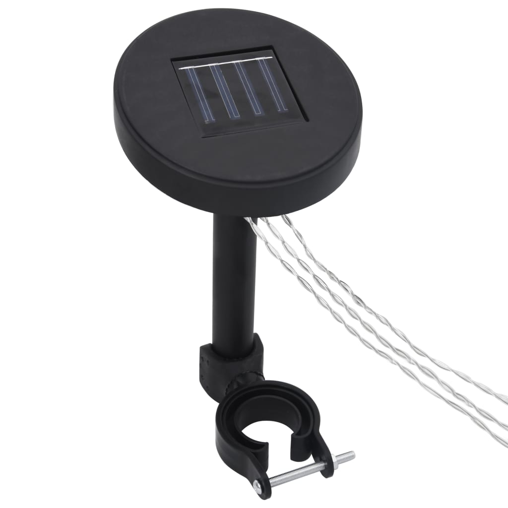 Prieel Met Dubbel Dak En Led-Lichtslinger 3X3 M