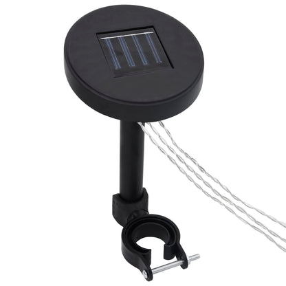 Prieel Met Dubbel Dak En Led-Lichtslinger 3X3 M