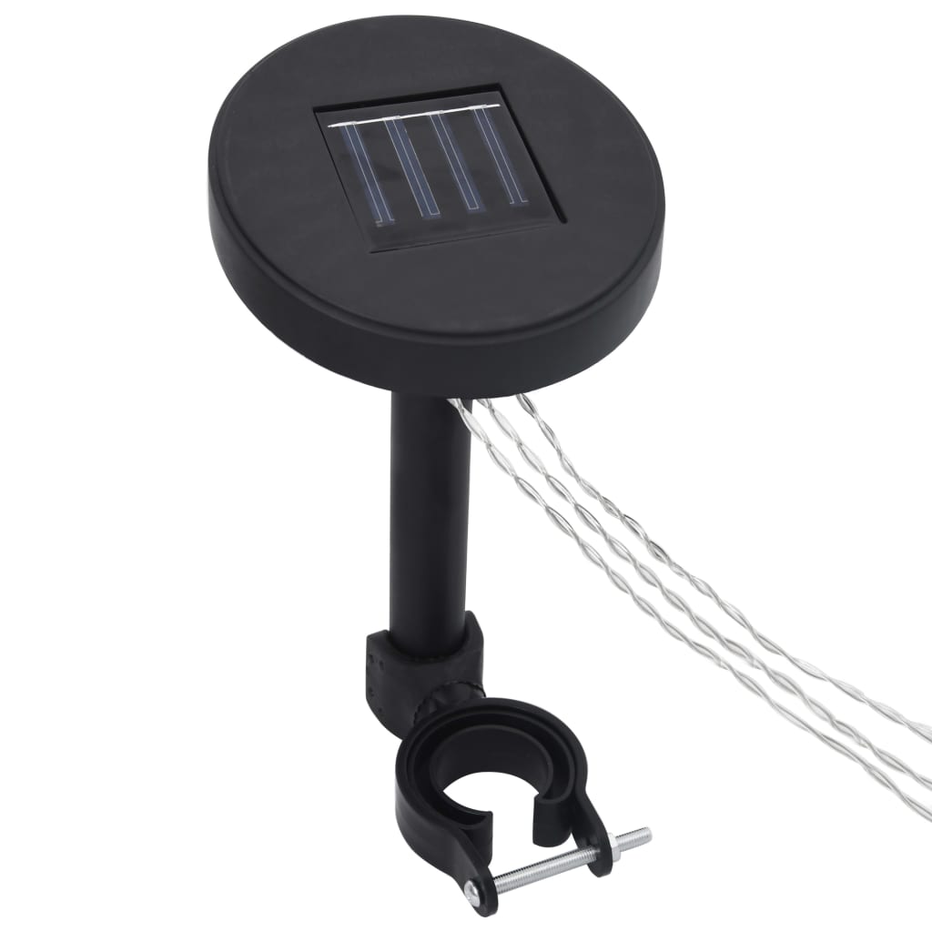 Prieel Met Led-Lichtslinger Stof Kleurig