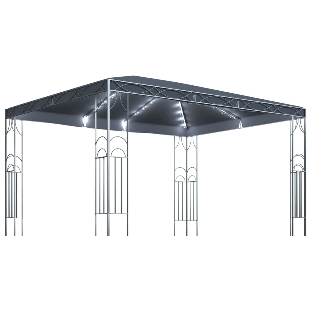 Prieel Met Led-Lichtslinger Kleurig