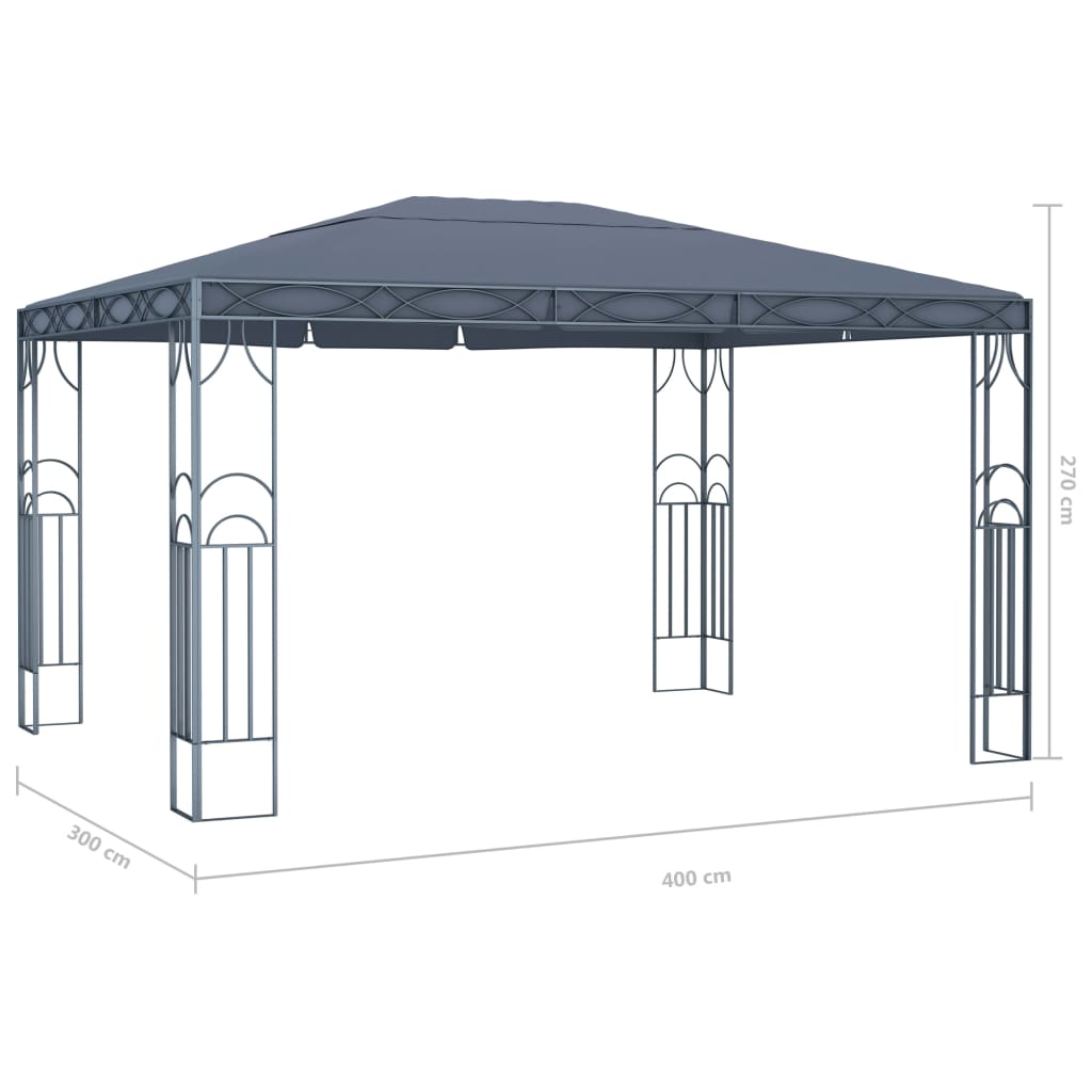 Prieel Met Led-Lichtslinger Kleurig