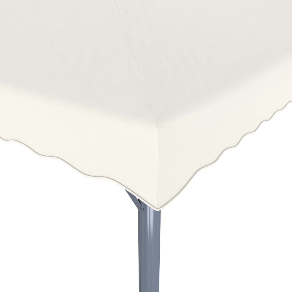 Prieel Met Led-Lichtslinger 300X300 Cm Aluminium Kleurig