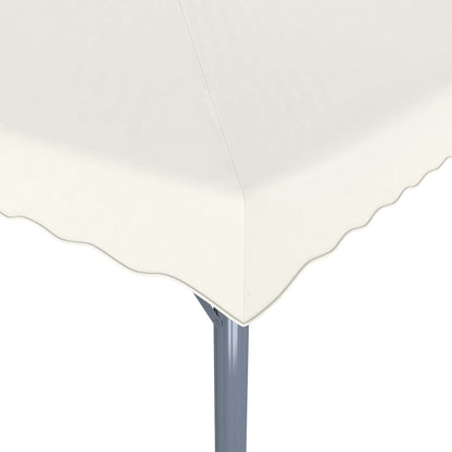 Prieel Met Led-Lichtslinger 300X300 Cm Aluminium Kleurig