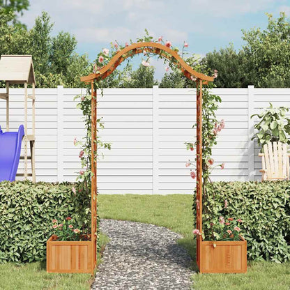Pergola Met Plantenbak Massief Vurenhout