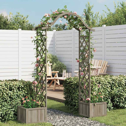 Pergola Met Plantenbak Massief Vurenhout