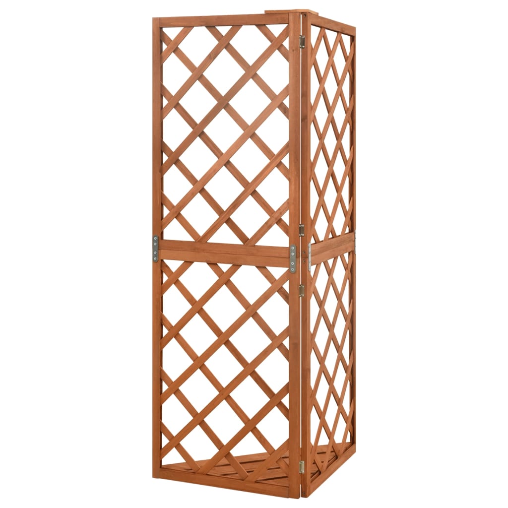 Latwerk Hoekmodel 50X50X145 Cm Massief Vurenhout