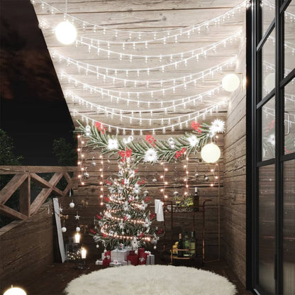 Lichtsnoer Met 200 Led's 8 Functies Koudwit