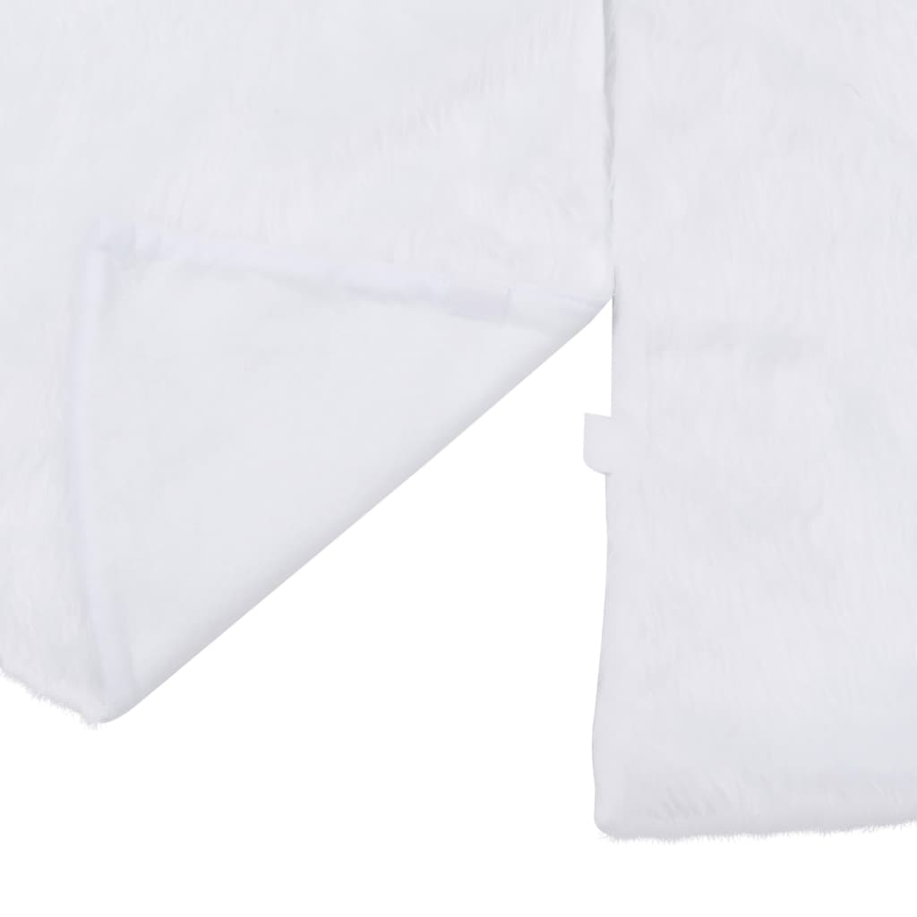 Kerstboomrok Wit Imitatiebont