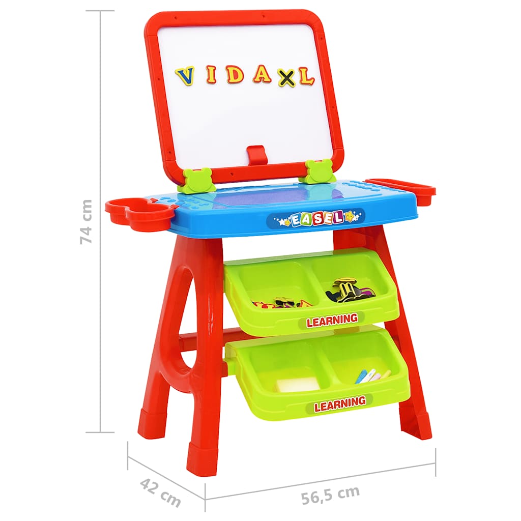 Leerbord Voor Kinderen Easel And Learning 3-In-1