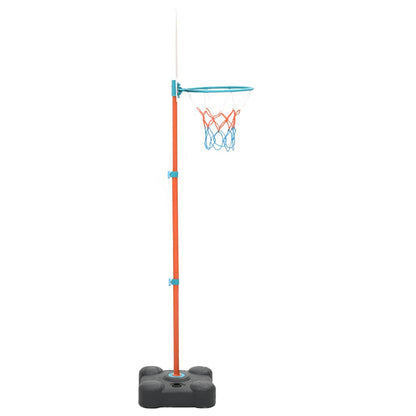 Basketbalset Draagbaar Verstelbaar 109-141 Cm Antraciet