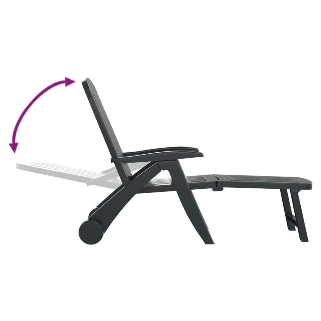 Ligbed Inklapbaar Polypropeen