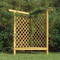 Hoekpergola Met Bank 166X81X174 Cm Geïmpregneerd Grenenhout