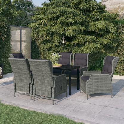 5-Delige Tuinset Poly Rattan