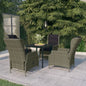 5-Delige Tuinset Poly Rattan