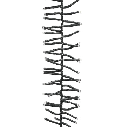 Lichtslinger Cluster Met 3000 Led's 60 M Pvc Koudwit En Donkergroen