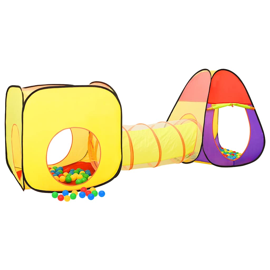 Kinderspeeltent 255X80X100 Cm Meerkleurig Wit