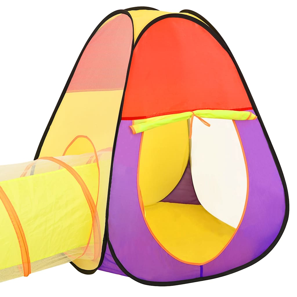 Kinderspeeltent 255X80X100 Cm Meerkleurig Wit