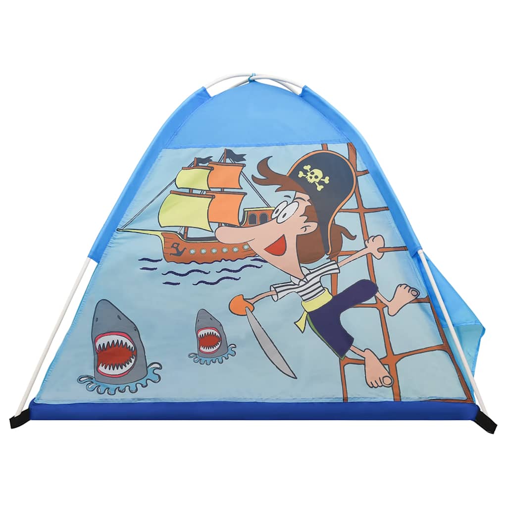 Kinderspeeltent 120X120X90 Cm Blauw Zwart