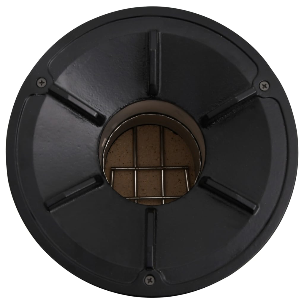 Camping Houtkachel 45X25X26 Cm Staal Zilverkleurig Lichtgrijs