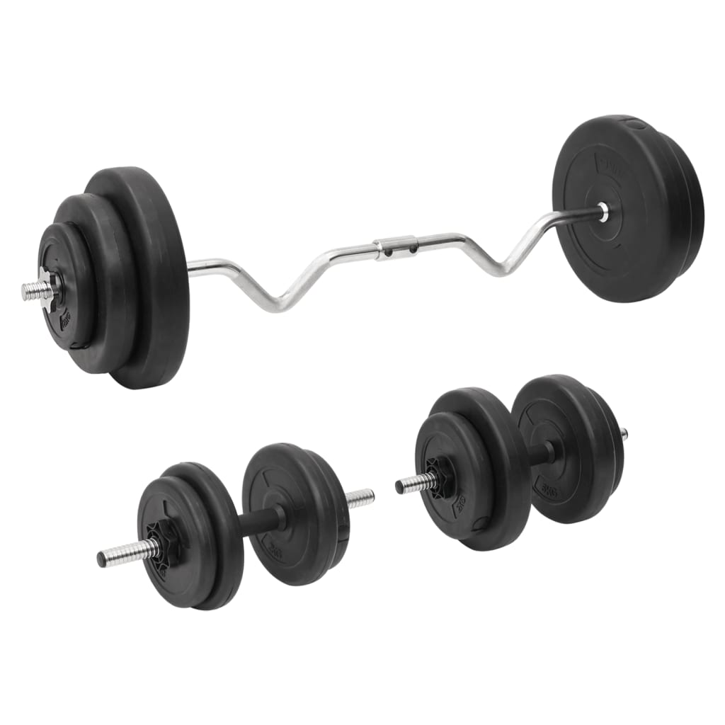 Halterset Met Gewichten Curl