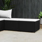 Voetensteunen Met Kussens Poly Rattan