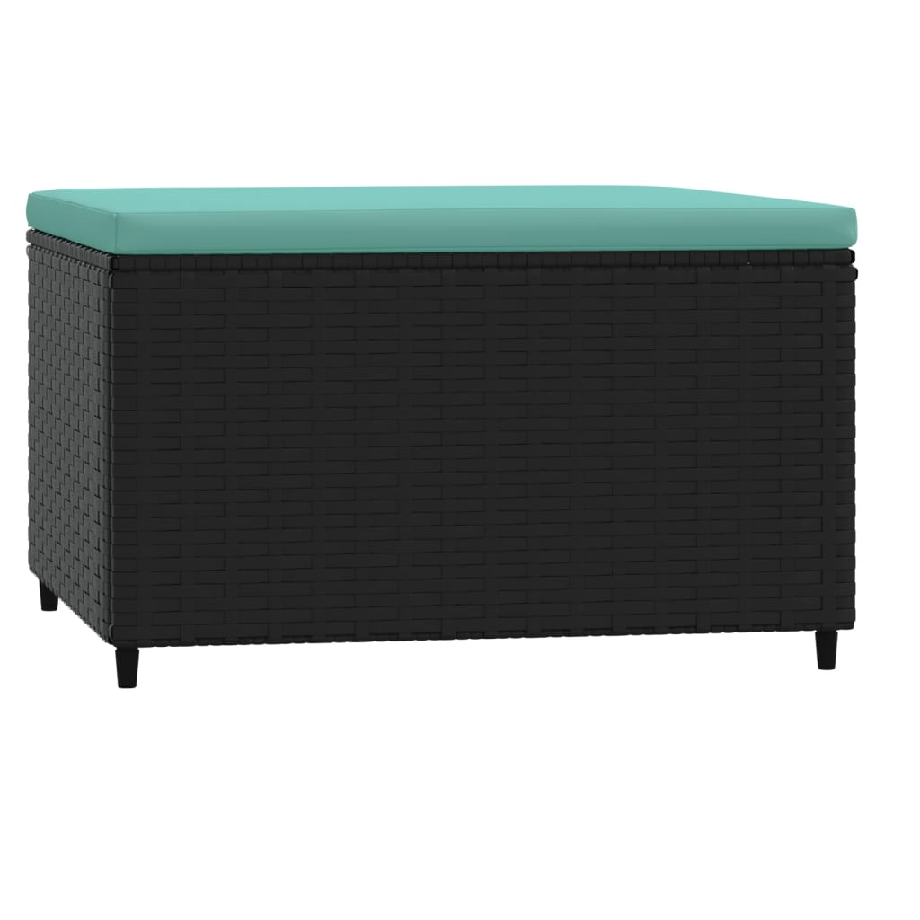 Voetensteunen Met Kussens Poly Rattan