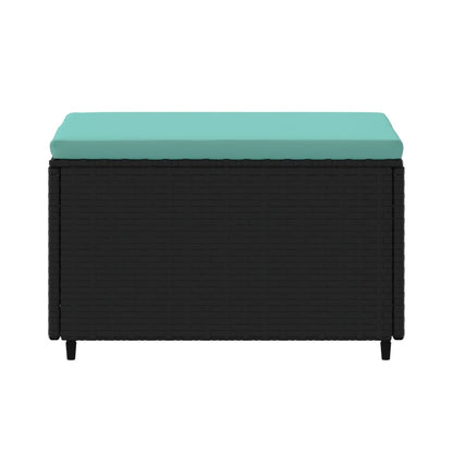 Voetensteunen Met Kussens Poly Rattan