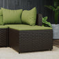 Voetensteunen Met Kussens Poly Rattan