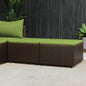 Voetensteunen Met Kussens Poly Rattan