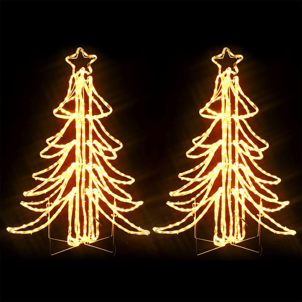 Kerstfiguur Boom Inklapbaar Met Led's 87X87X93 Cm Warmwit