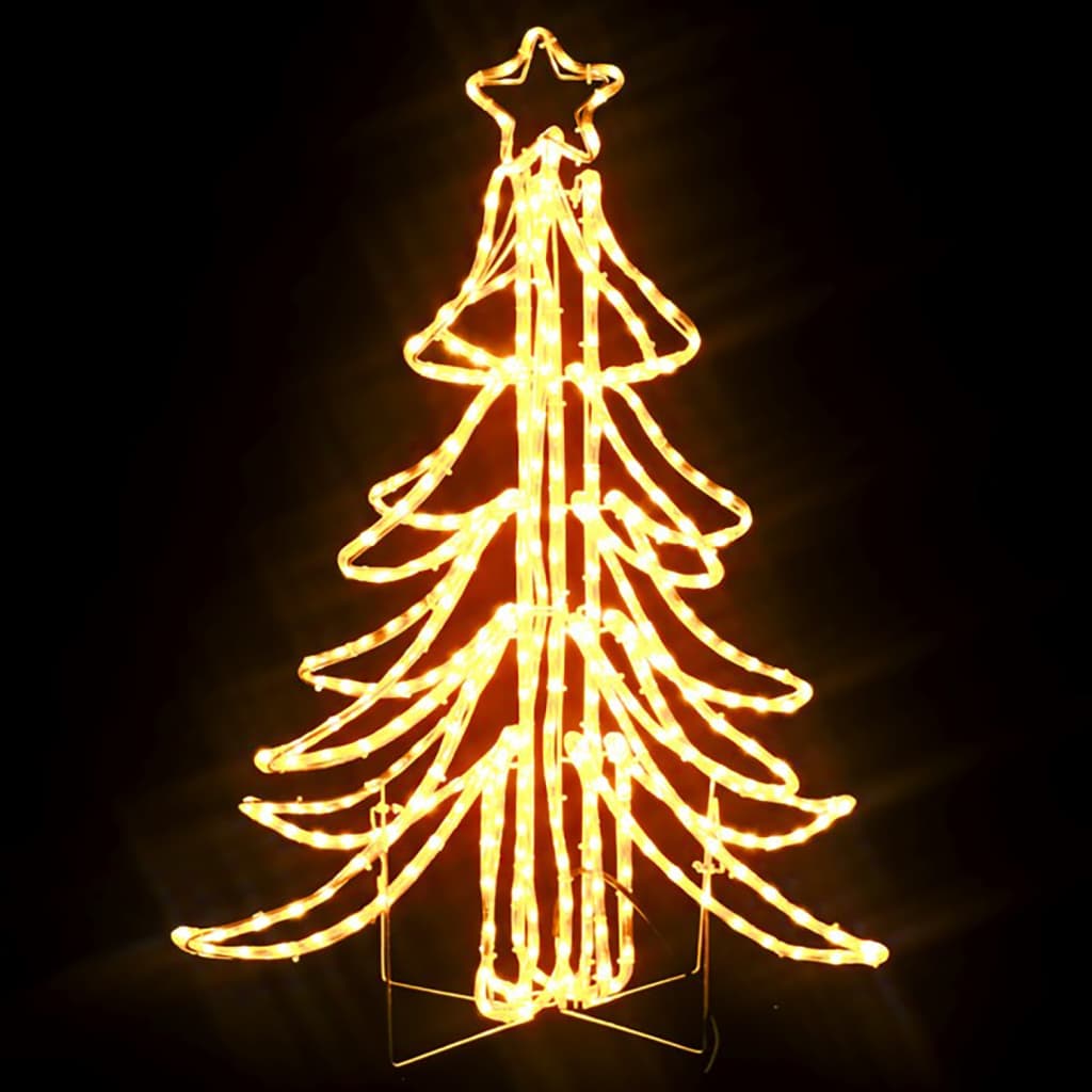 Kerstfiguur Boom Inklapbaar Met Led's 87X87X93 Cm Warmwit