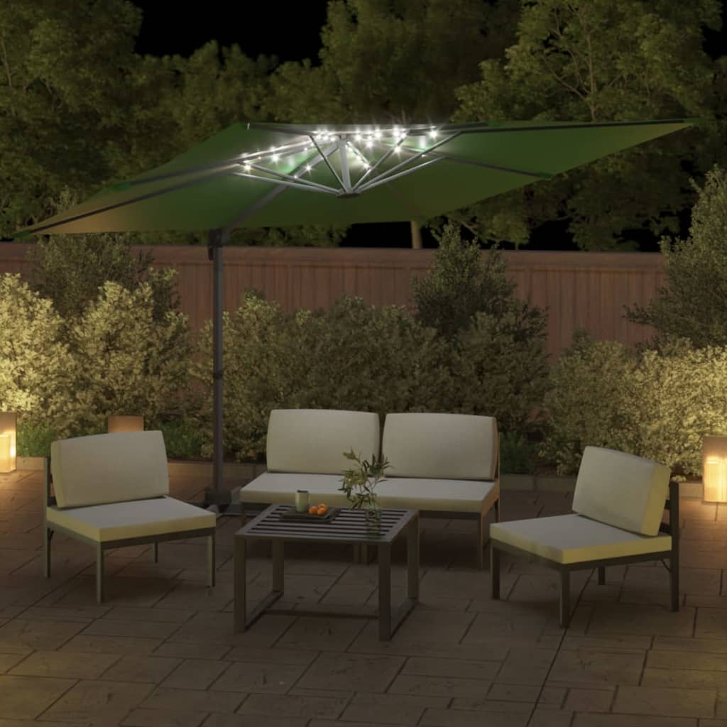 Zweefparasol Met Led-Verlichting 400X300 Cm