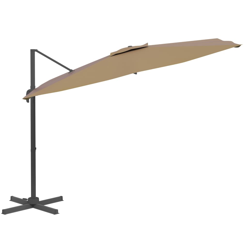 Zweefparasol Met Led-Verlichting 400X300 Cm
