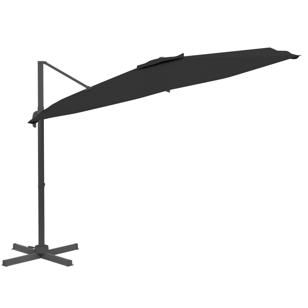 Zweefparasol Met Led-Verlichting 400X300 Cm