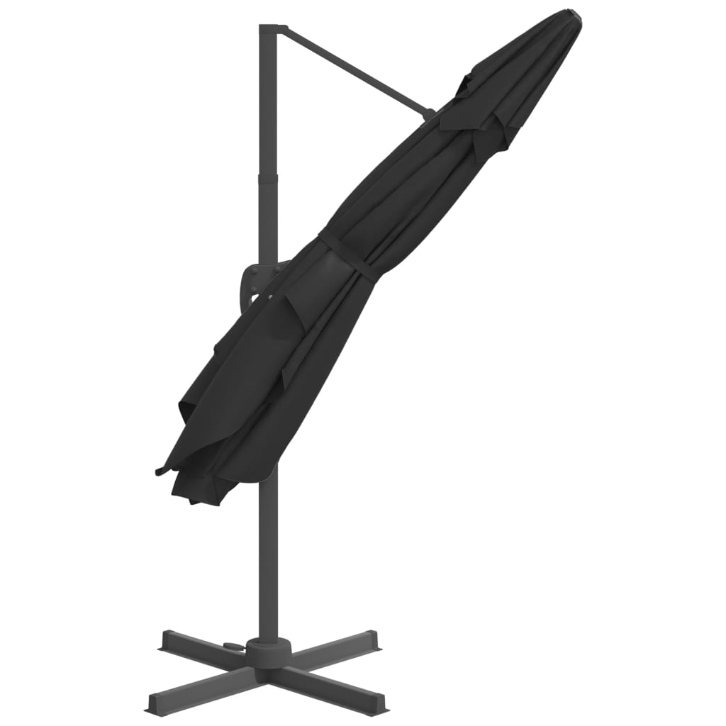 Zweefparasol Met Led-Verlichting 400X300 Cm