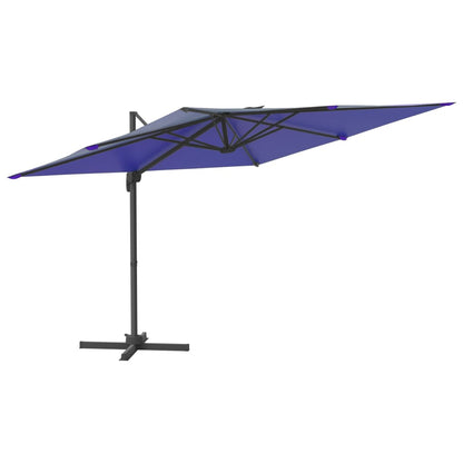 Zweefparasol Met Led-Verlichting 400X300 Cm Azuur