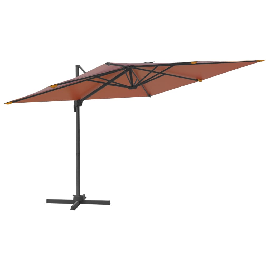 Zweefparasol Met Led-Verlichting 400X300 Cm Kleurig