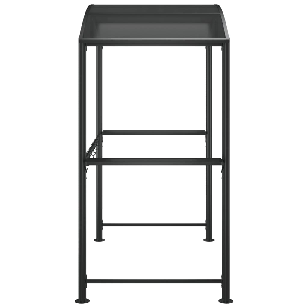Barbecue-Overkapping 210X114X230 Cm Staal Antracietkleurig