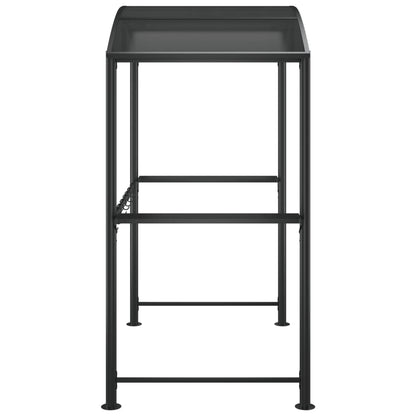 Barbecue-Overkapping 210X114X230 Cm Staal Antracietkleurig