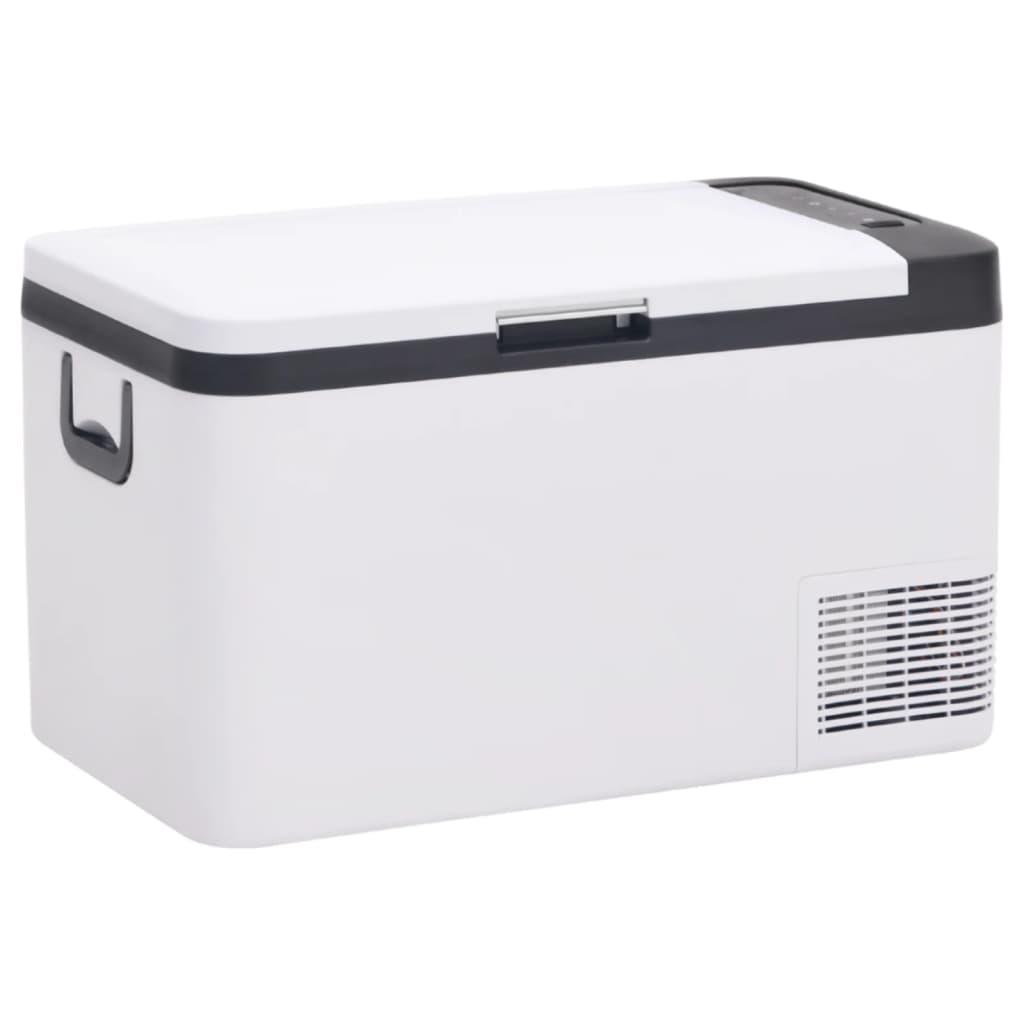 Koelbox Met Handvat Pp & Pe Zwart En Wit