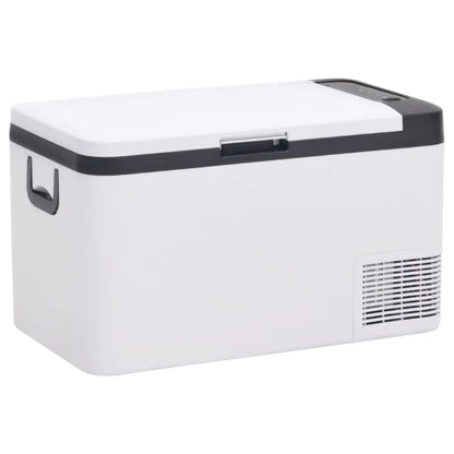 Koelbox Met Handvat Pp & Pe Zwart En Wit