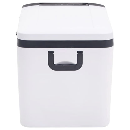 Koelbox Met Handvat Pp & Pe Zwart En Wit