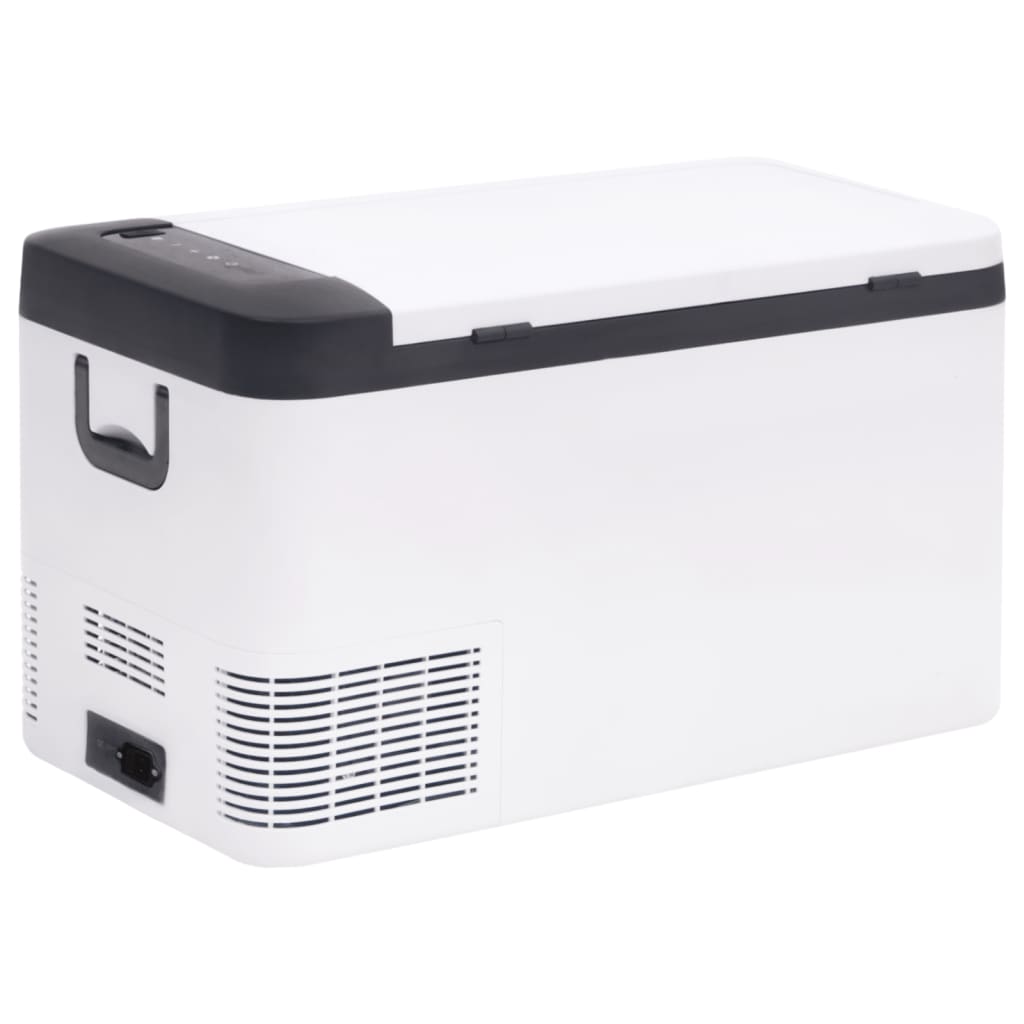 Koelbox Met Handvat Pp & Pe Zwart En Wit
